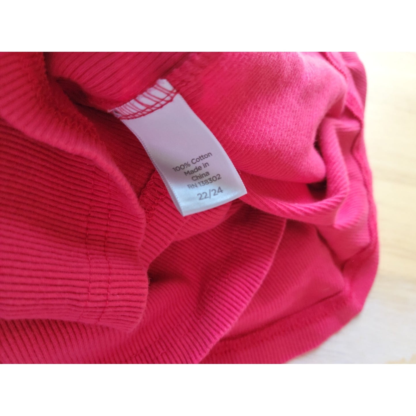 Avenue Womens Top 22 24 Plus Tank Red Ribbed Cotton Pullover Casual Basic