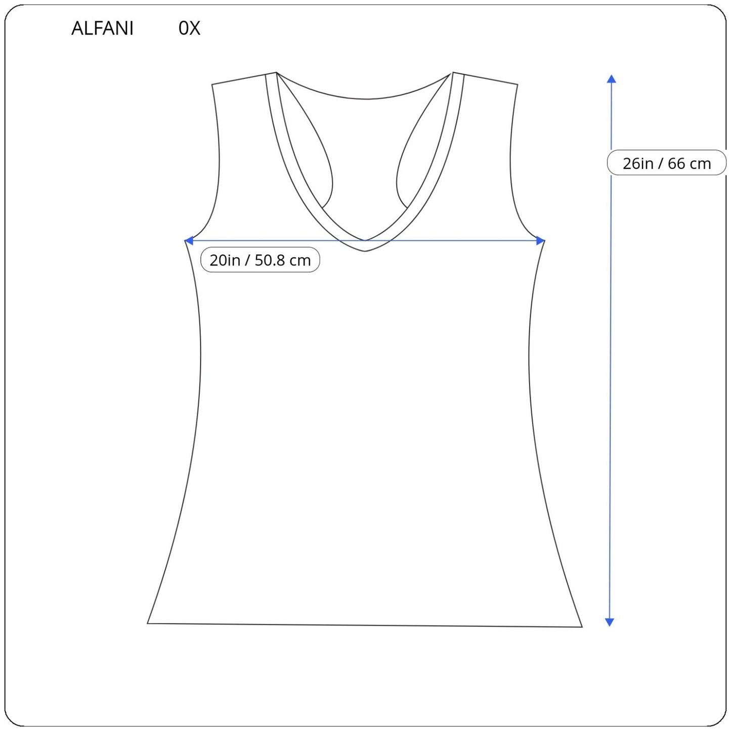 Alfani Women's Plus Size 0X Sleeveless Blouse Blue White Geometric Tiered Tank