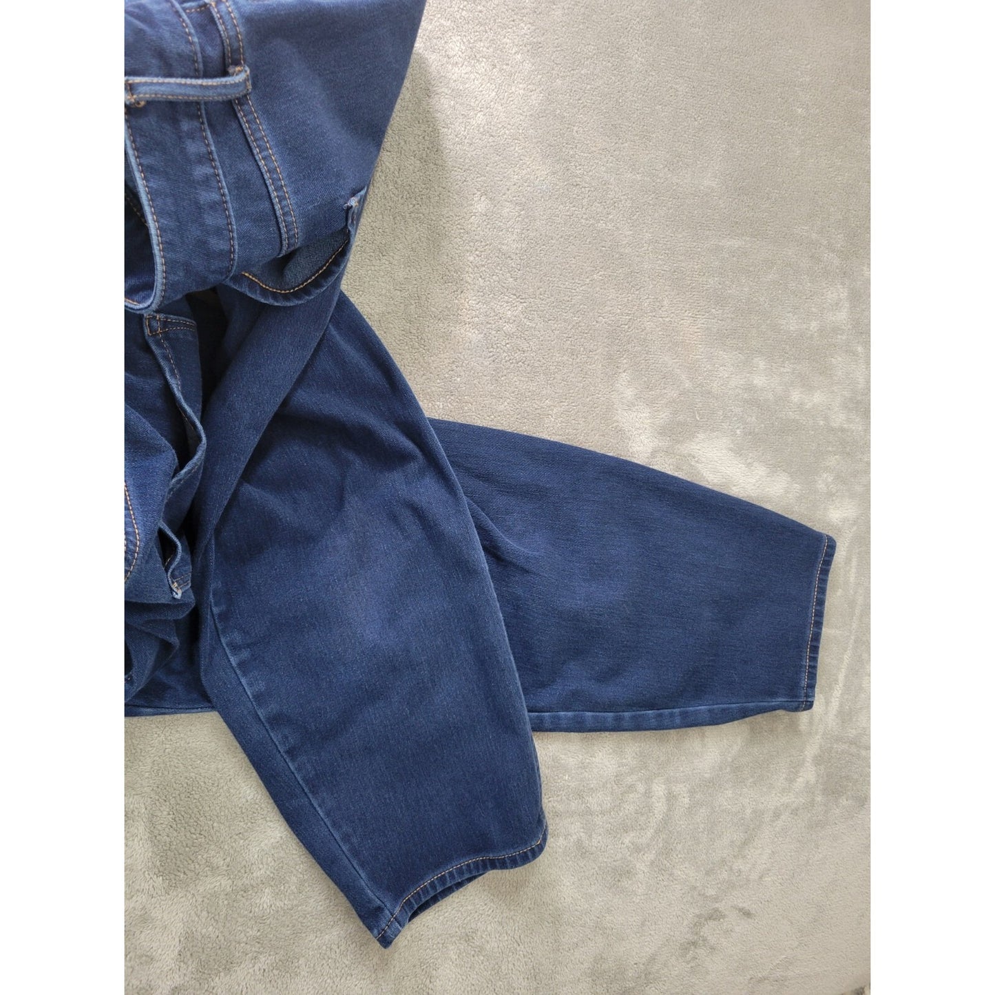 Old Navy Rockstar Womens Jeans 26 Plus Super Skinny Slim Pockets Dark Blue Zip