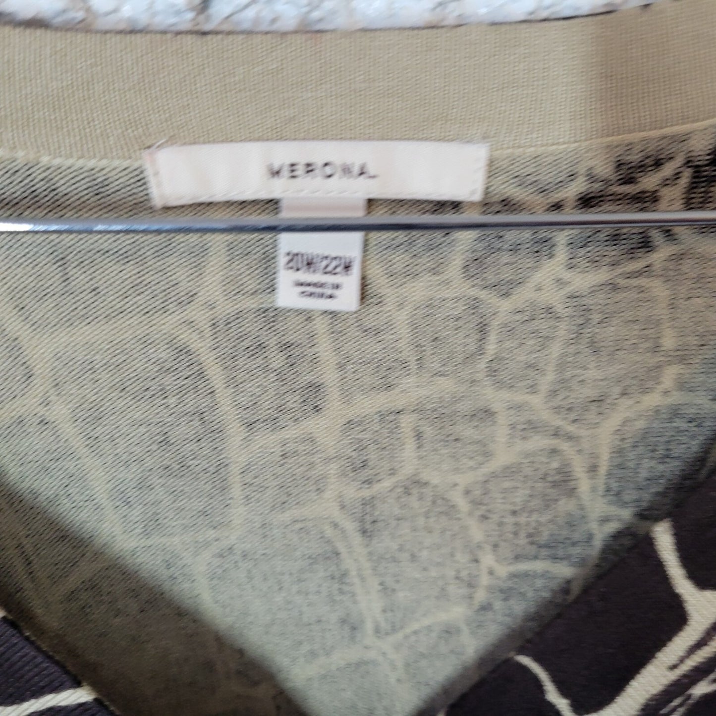 Merona Womens Sweater 20W 22W Plus Cardigan Black Animal Print Lightweight