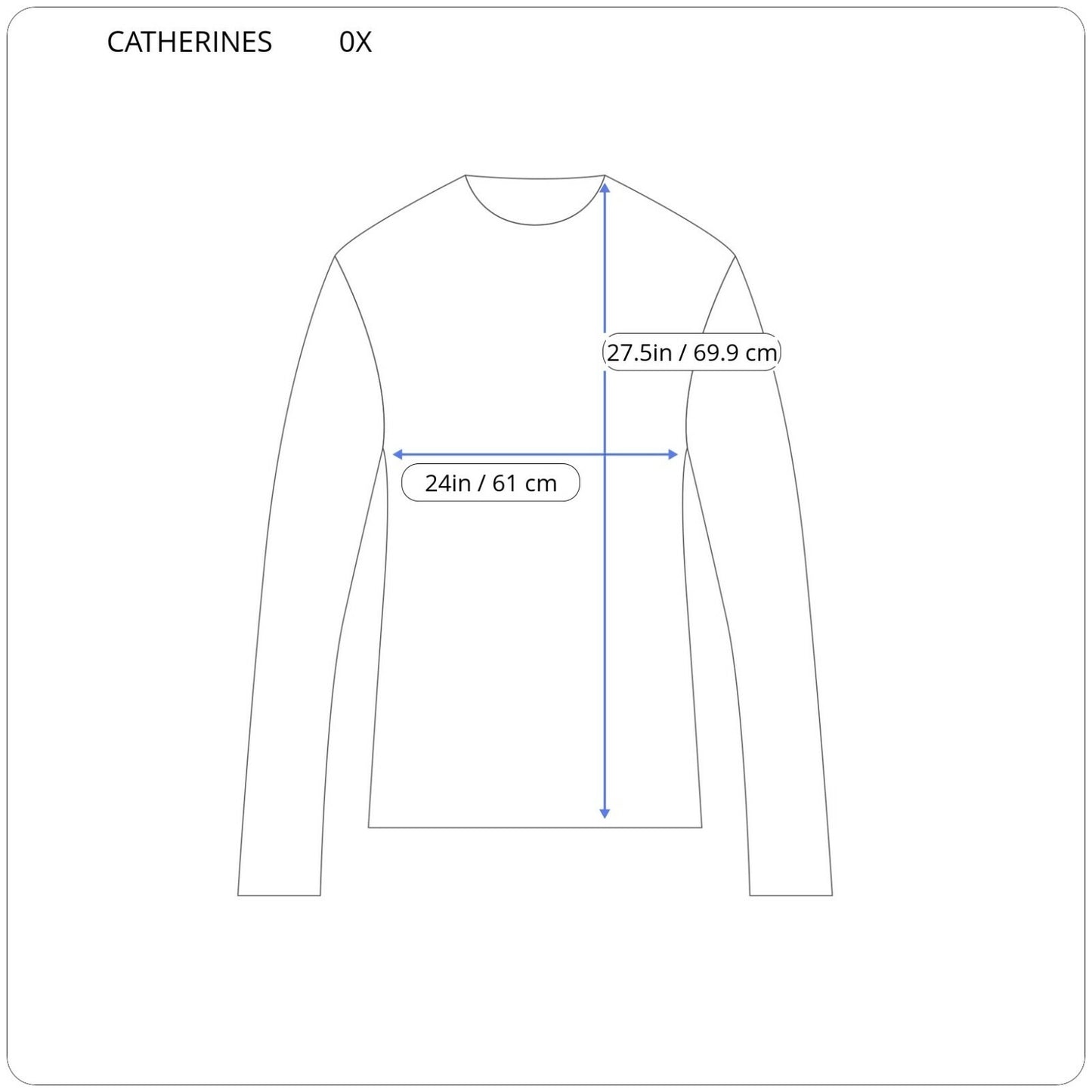 Catherines Womens Top 0X Plus Long Sleeve Blue Floral Sheer Crinkle Crepe Career
