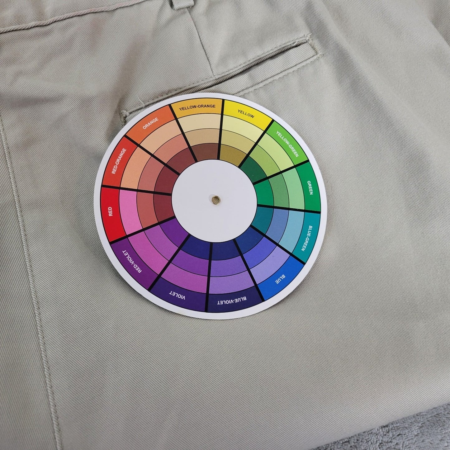 Cabin Creek Womens Pants 20W Plus Capri Beige Cotton Zip Fly Pockets Comfy