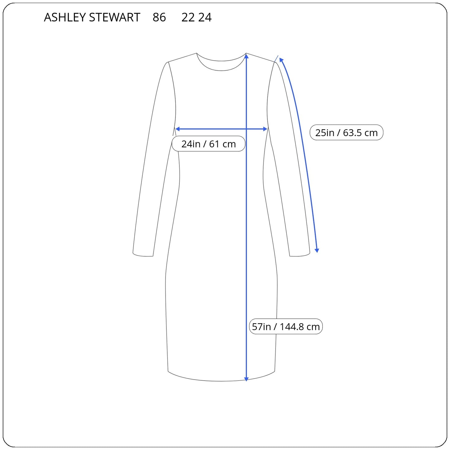 Ashley Stewart Dress 22/24 Black Striped Midi Cold Shoulder 3/4 Sleeve STR92E