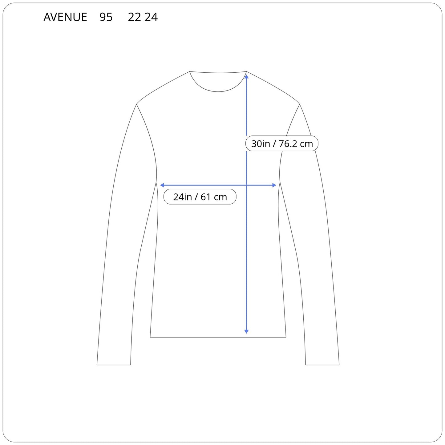 Avenue 22/24 Plus Size Blue Viscose Tunic Pintuck Roll Tab Sleeve BLU285E