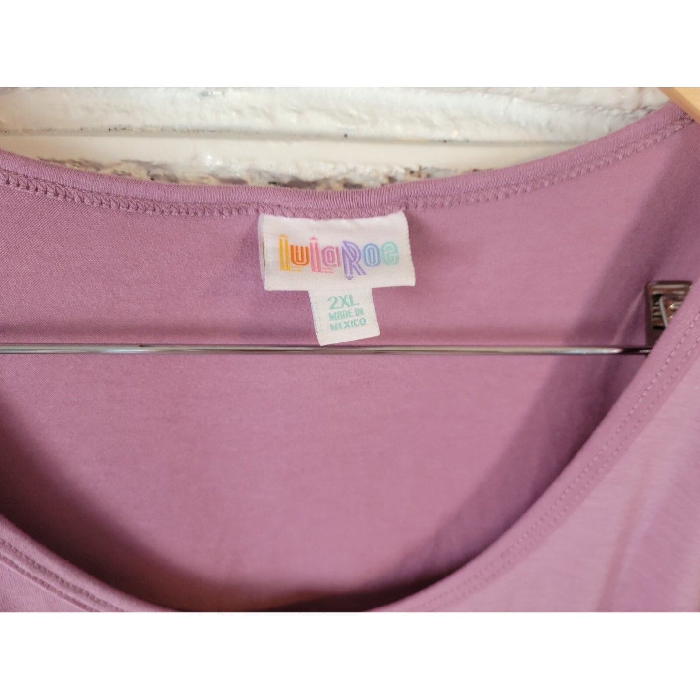 Lularoe Womens Dress 2XL Plus Sleeveless Sheath Lavender Pullover Casual Comfy