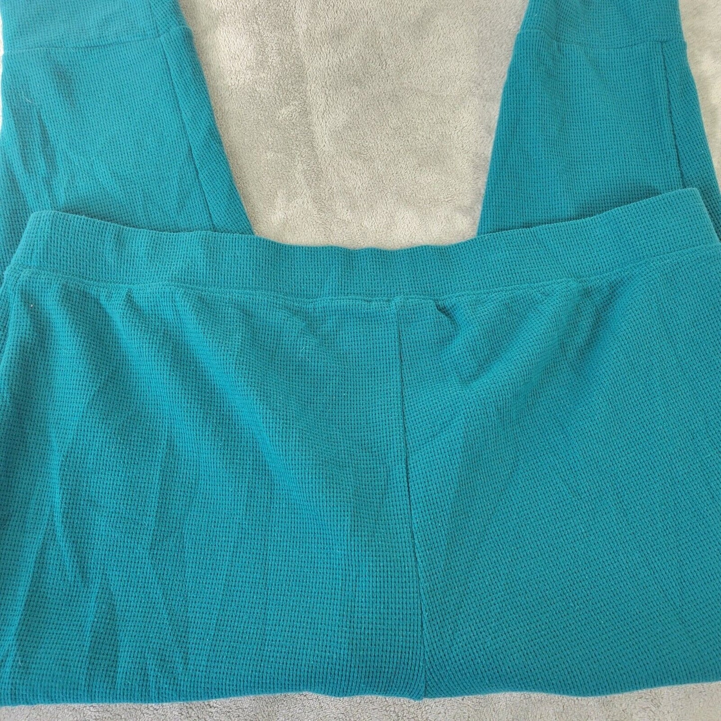 Denim Co Womens Pants 2XP Petite Plus Pull On Green Poly Blend Pockets Jogger