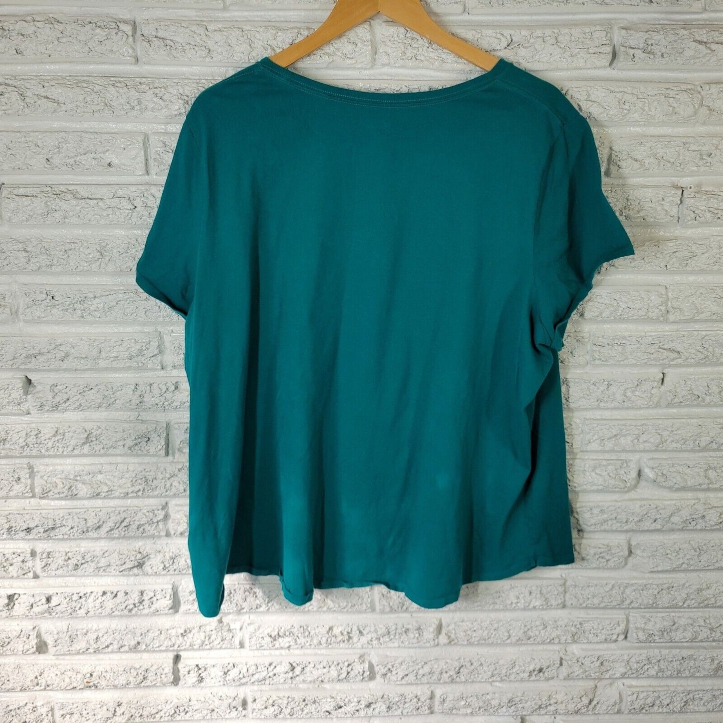 Old Navy Everywear Womens Top 3X Plus Tee Pajama Cozy Vibes Penguin Blue Green