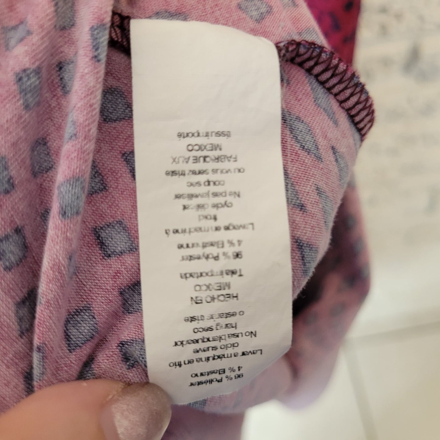 Lularoe Womens Dress XL Fit Flare Burgundy Blue Diamonds Poly Blend Casual Comfy