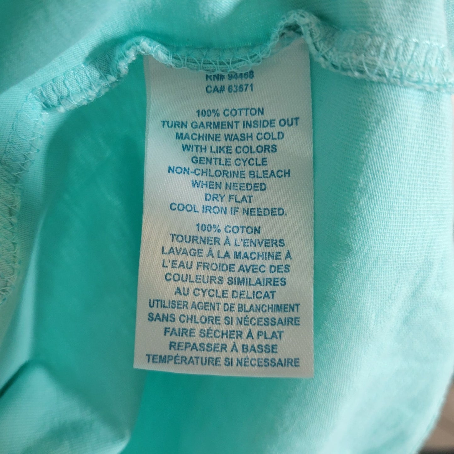 Caribbean Joe Womens Top XL Tee Short Sleeve Blue Lets Rumble in Jungle Cotton