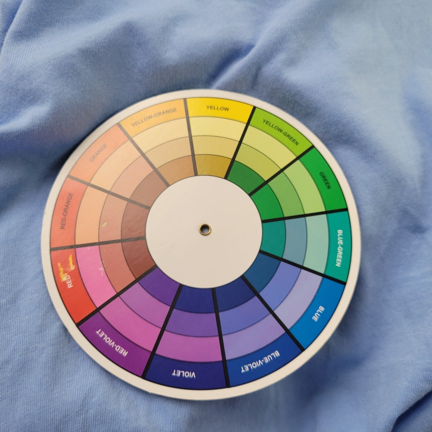 J Jill Womens Top XL 3/4 Sleeve Split Back Eyelets Asymmetric Lightweight Blue