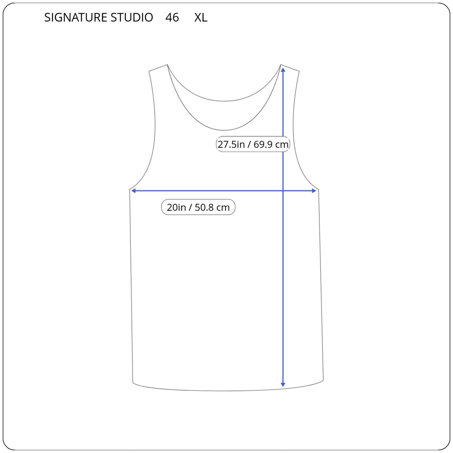 Signature Studio Womens Top XL Tank Racerback Gray Tribal Geometric Lightweight