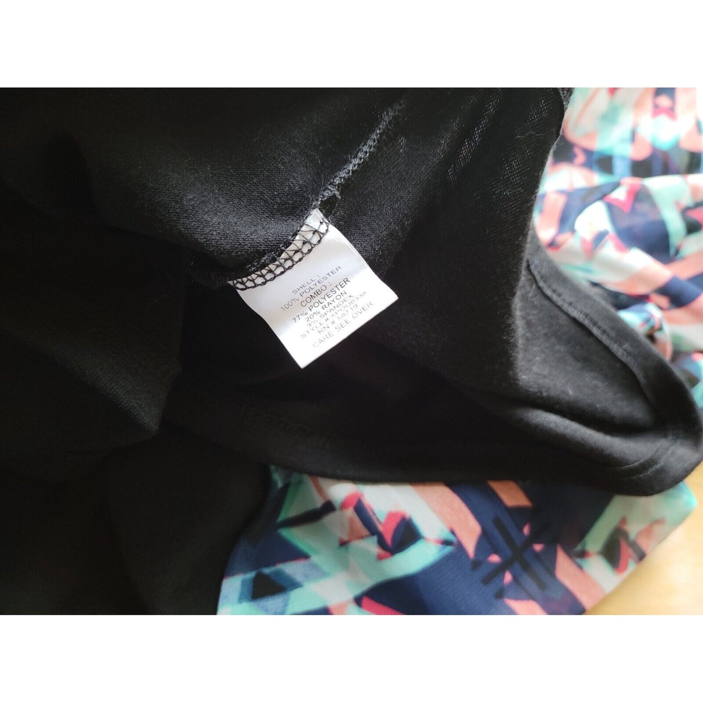 NY Collection Women Top Extra Large Tank Polyester Split Front Blue