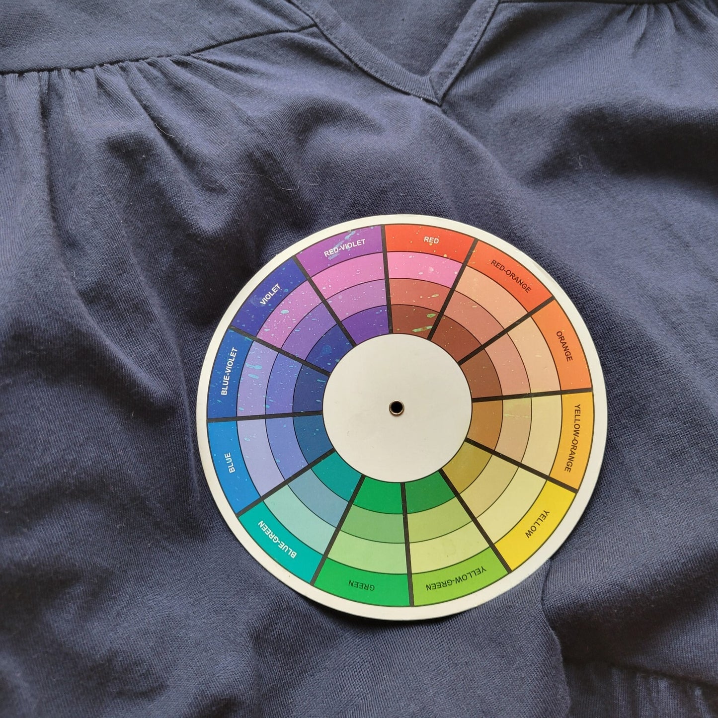 Woman Within Womens Top 2X Plus Tunic Baby Doll 3/4 Sleeve Blue Ruffle