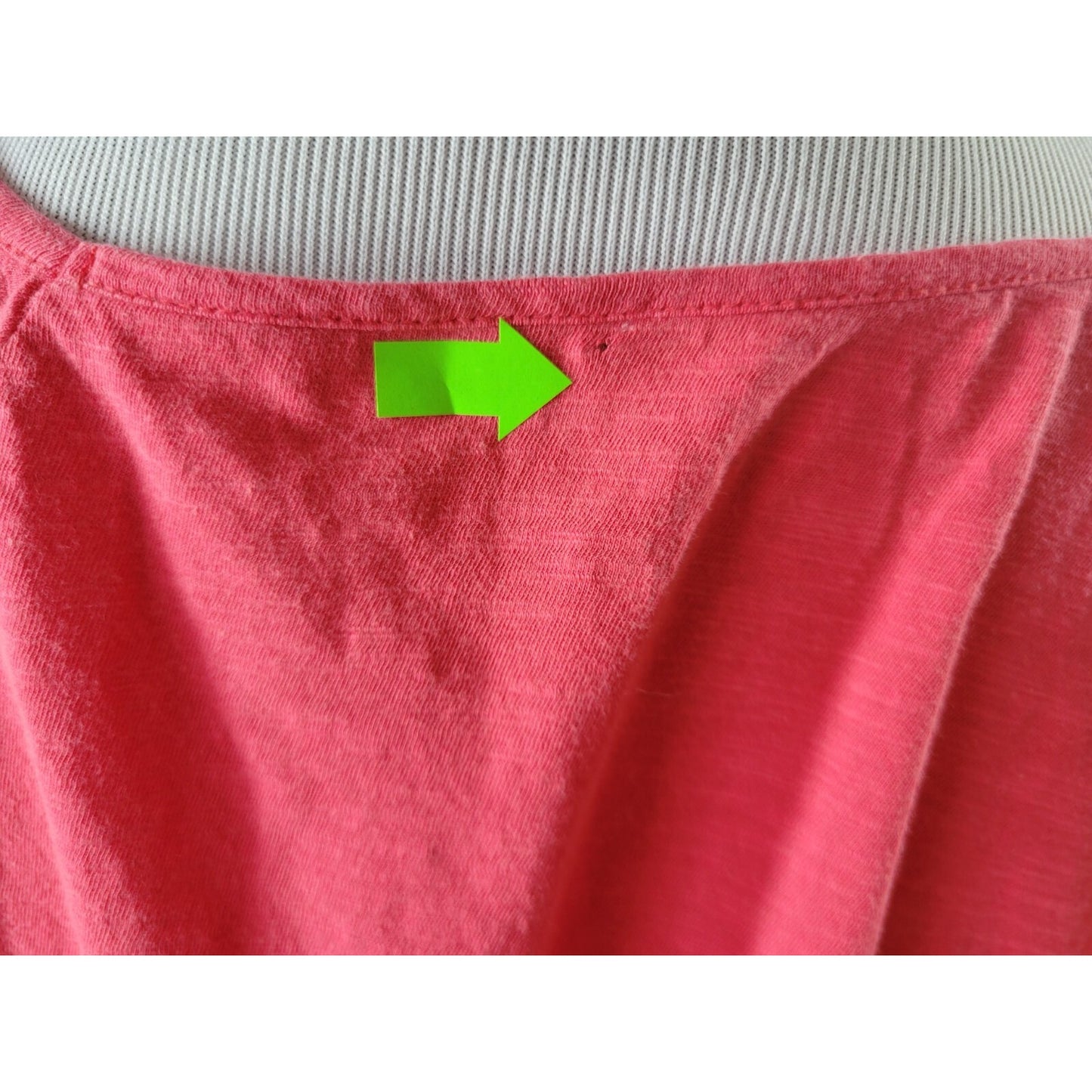 New Directions Womens Top Extra Large Tee Asymmetric Studded Comfy Pink Tie Dye