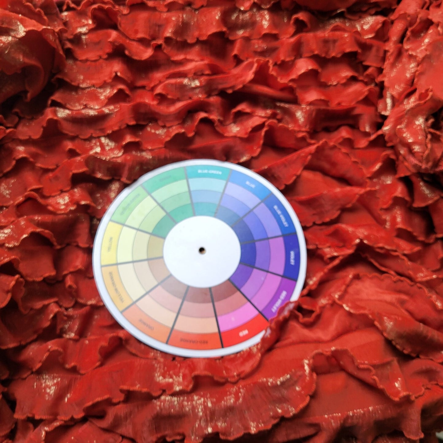 Cato Women Top 26W 28W Plus Short Sleeve Burnt Orange Poly Blend Glitter Tiered