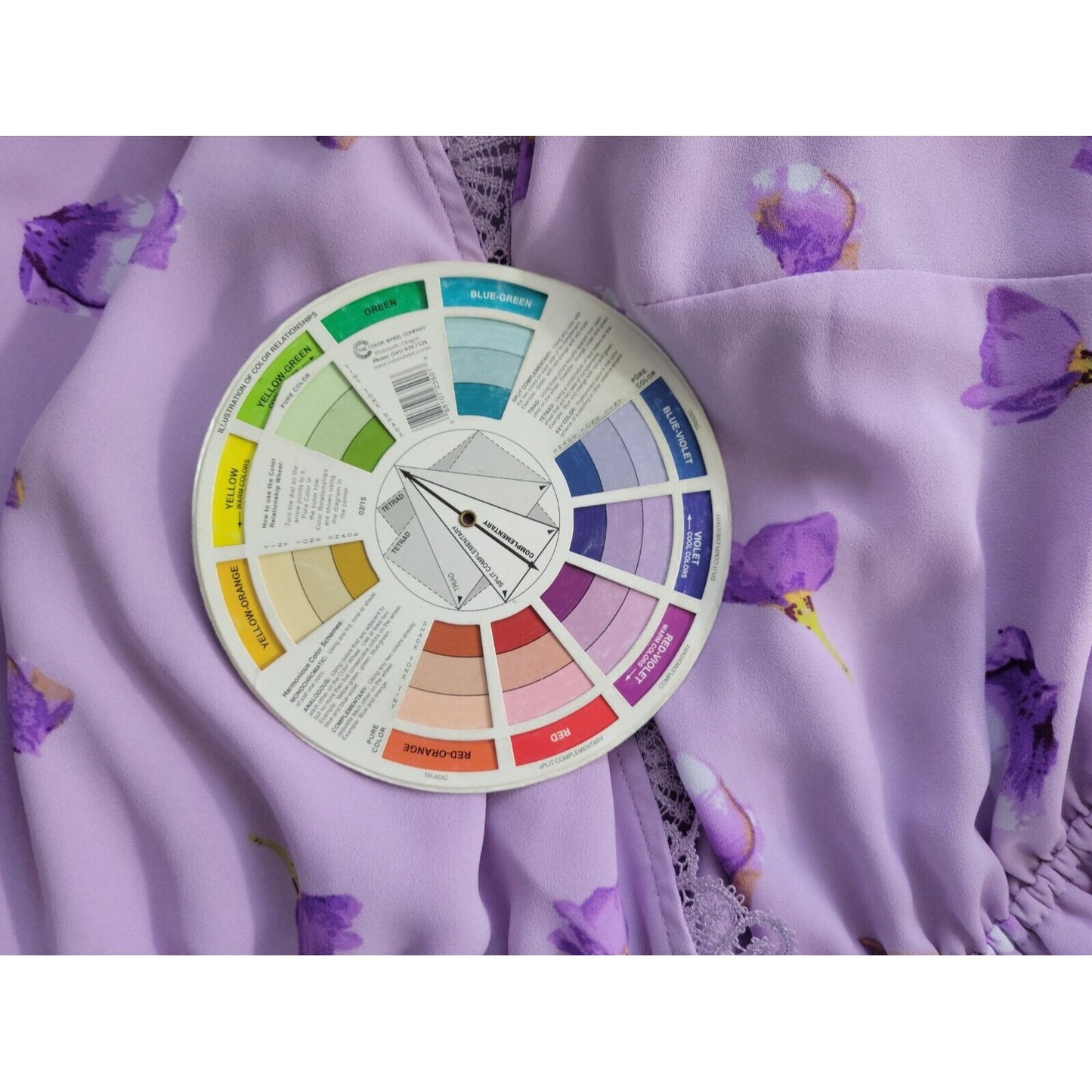 Limited Women Top 1X Plus Cap Sleeve Pullover Polyester Purple Floral Lace Lined