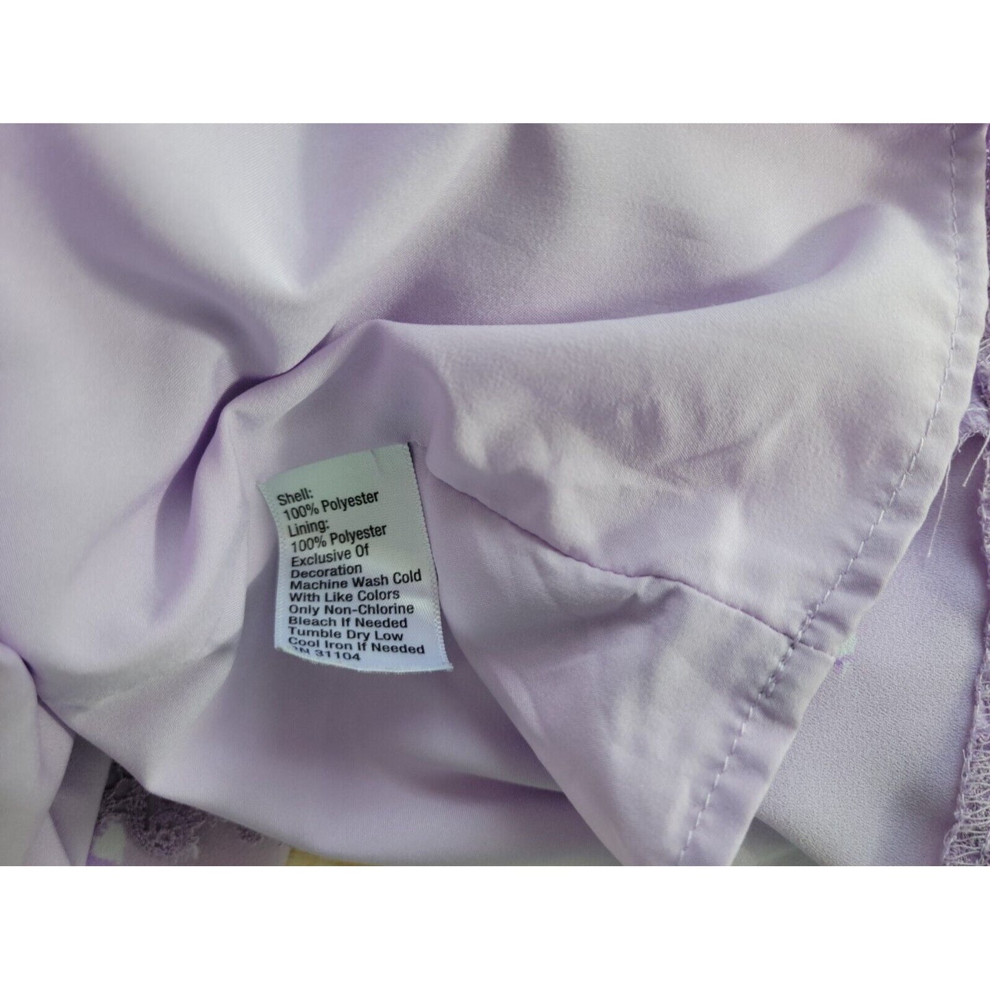 Limited Women Top 1X Plus Cap Sleeve Pullover Polyester Purple Floral Lace Lined