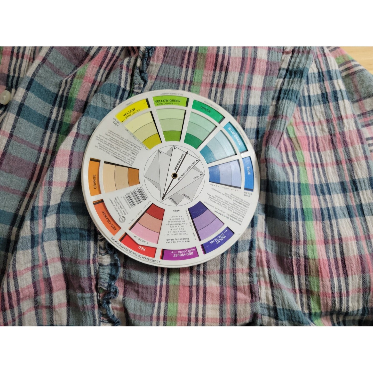 Chaps Women Top Extra Large XL Long Sleeve Button Up Cotton Ruffle Plaid Sheer