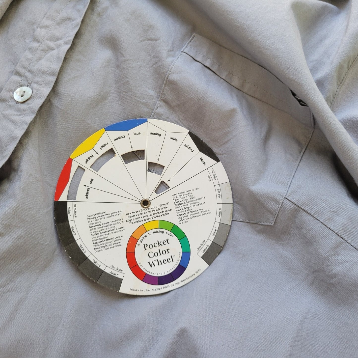 Avenue Easy Shirt Womens Top 30 32 Plus Long Sleeve Gray Pockets Collar Comfy