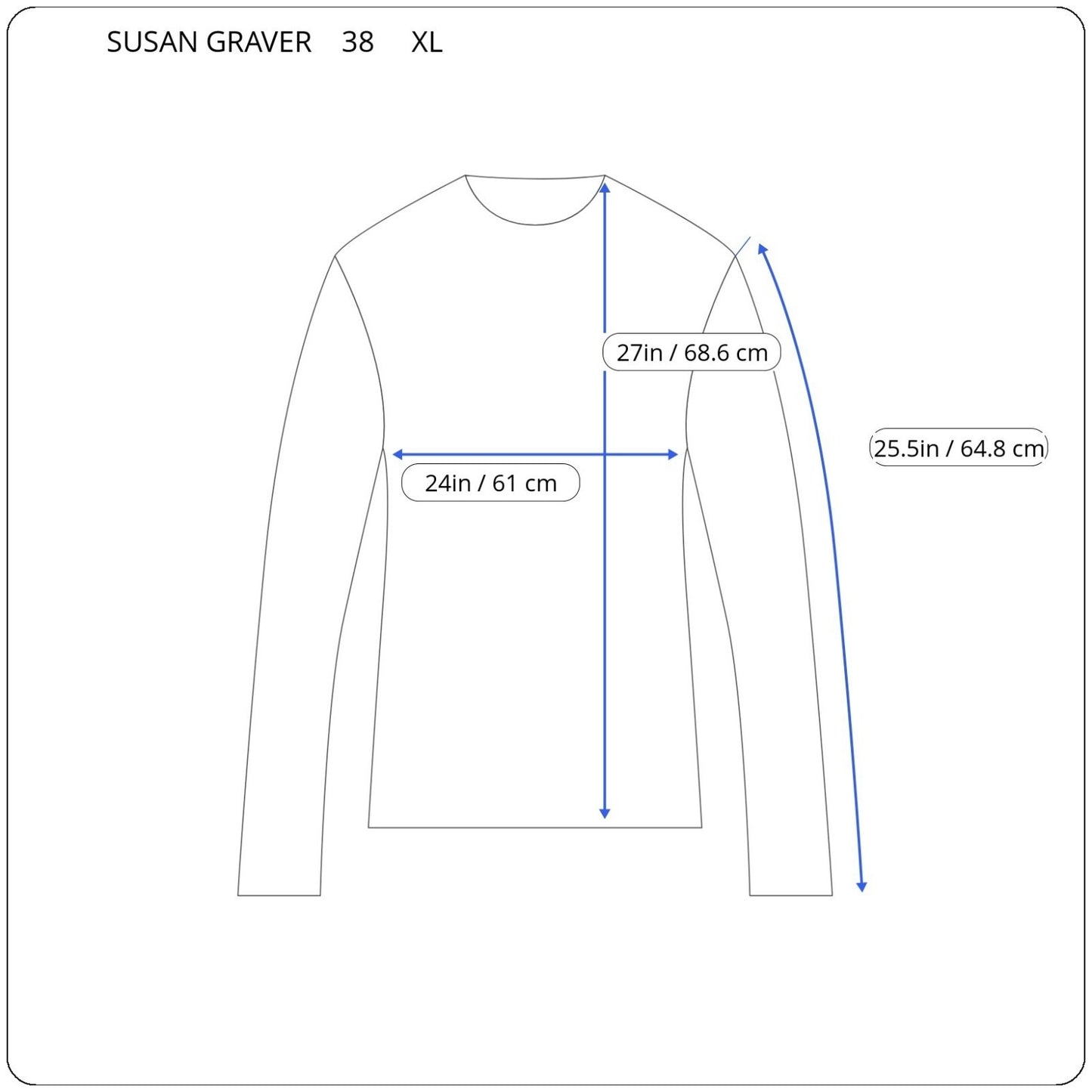 Susan Graver QVC Womens Top XL Ruched Bell Sleeve Blue Geometric Poly Blend