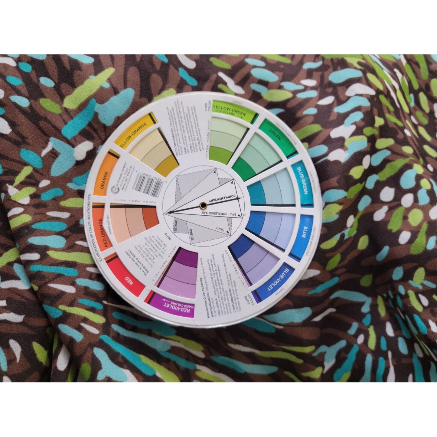 Ashley Stewart Women Top 20W Plus Short Sleeve On Off Shoulder Blue Watercolor