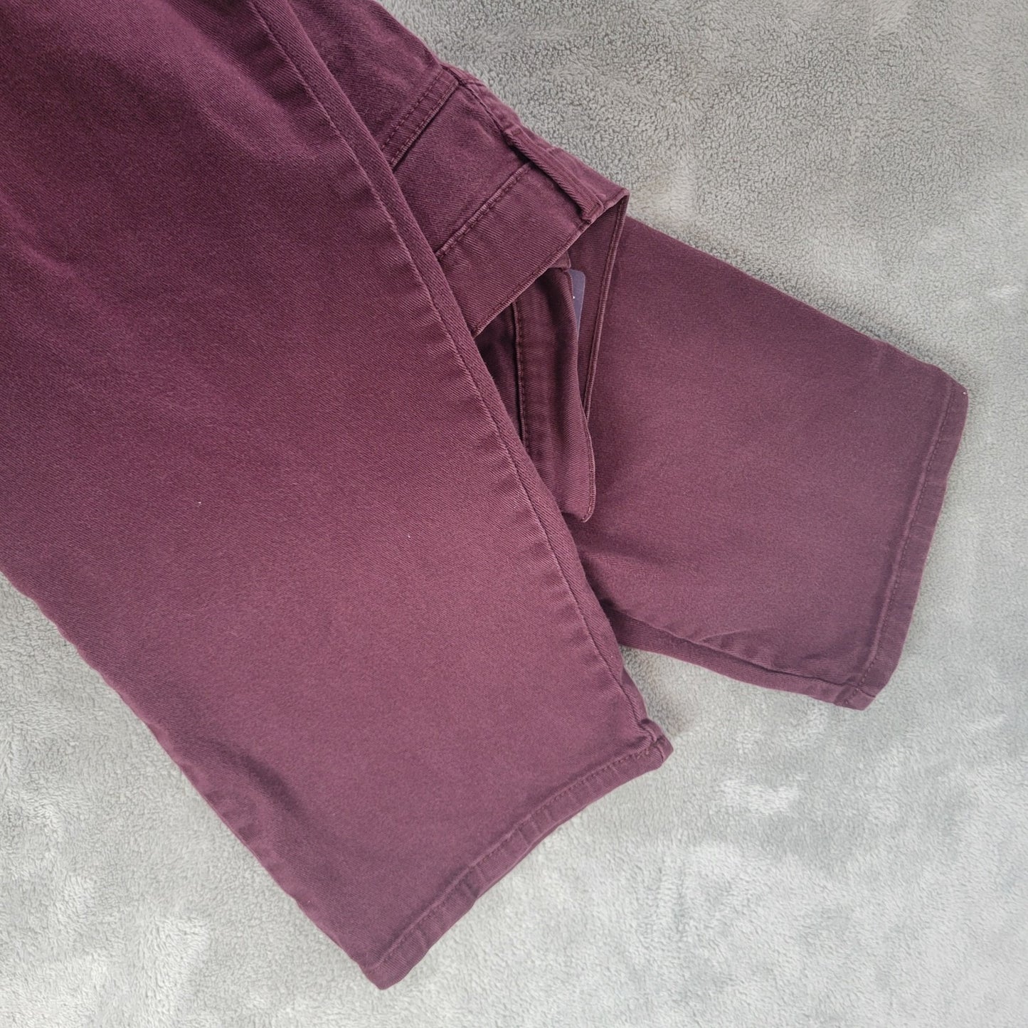 Gloria Vanderbilt Amanda Womens Jeans 18 Short Petite Purple Denim Comfy Zip Fly