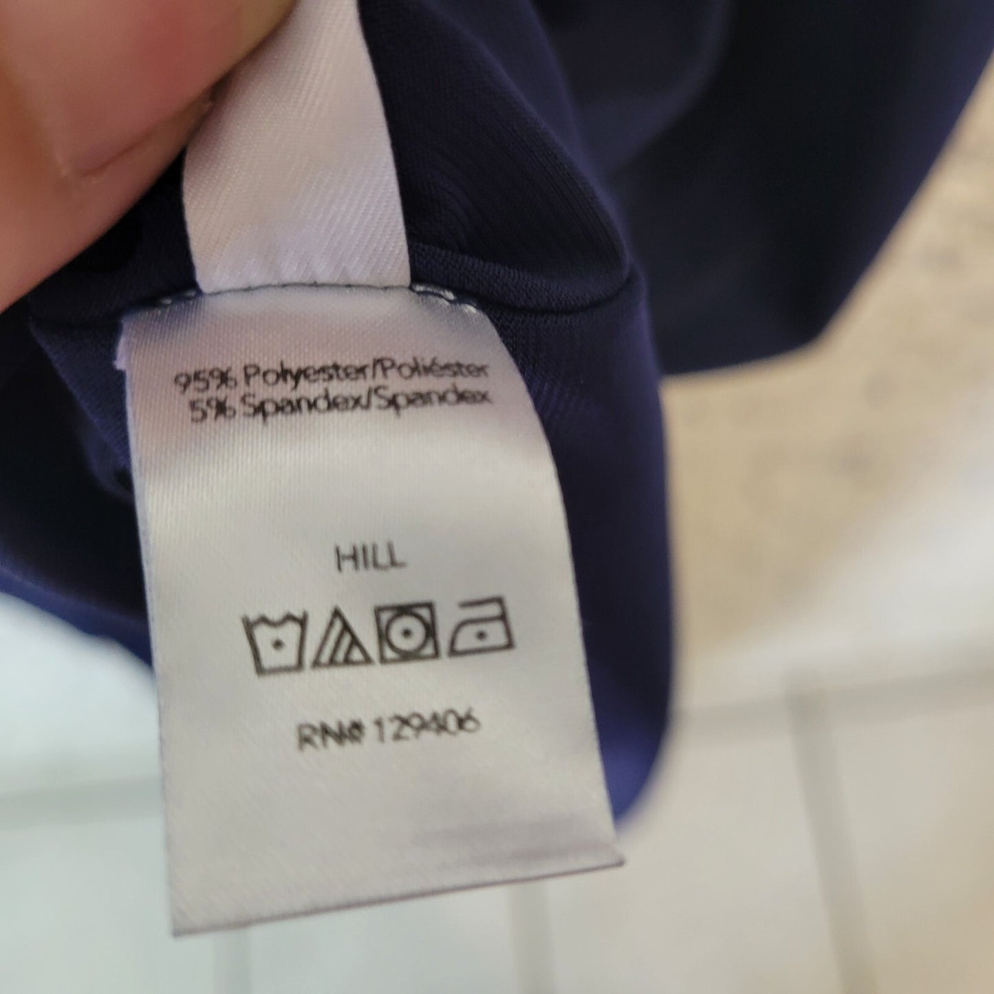 Venus Women Dress Extra Large XL Batwing Sleeve Blue High Low Poly Blend Keyhole