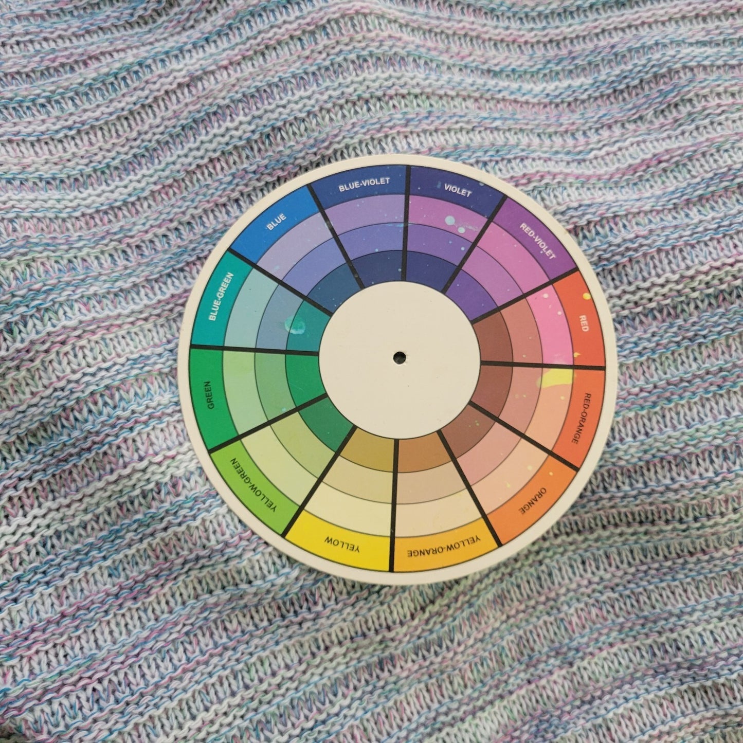 Croft Barrow Womens Sweater Extra Large Blue Marled Soft Acrylic Career Casual