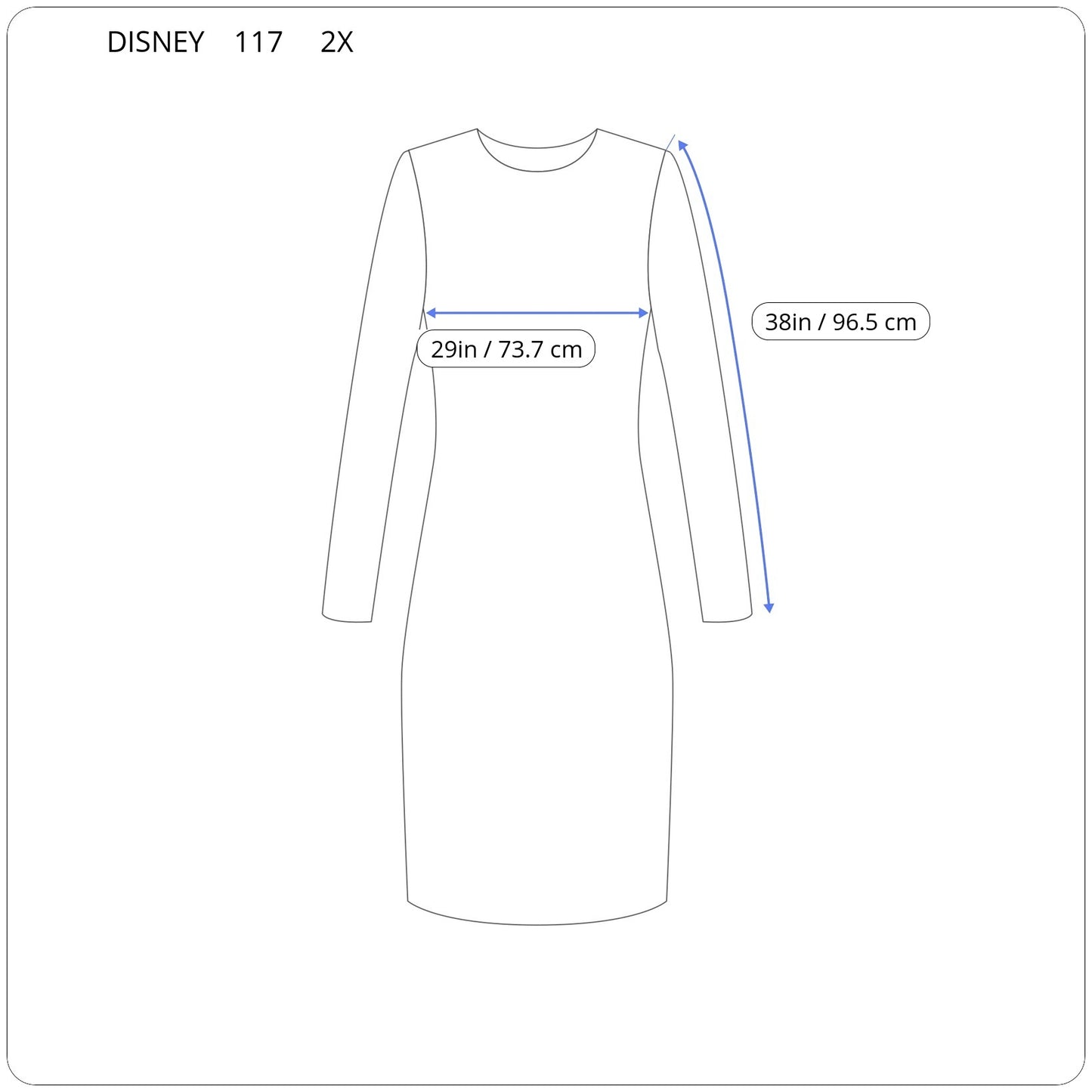 Disney Lilo & Stitch Women's 2X Pajama Top Gown Lavender Long Sleeve NOV44XE