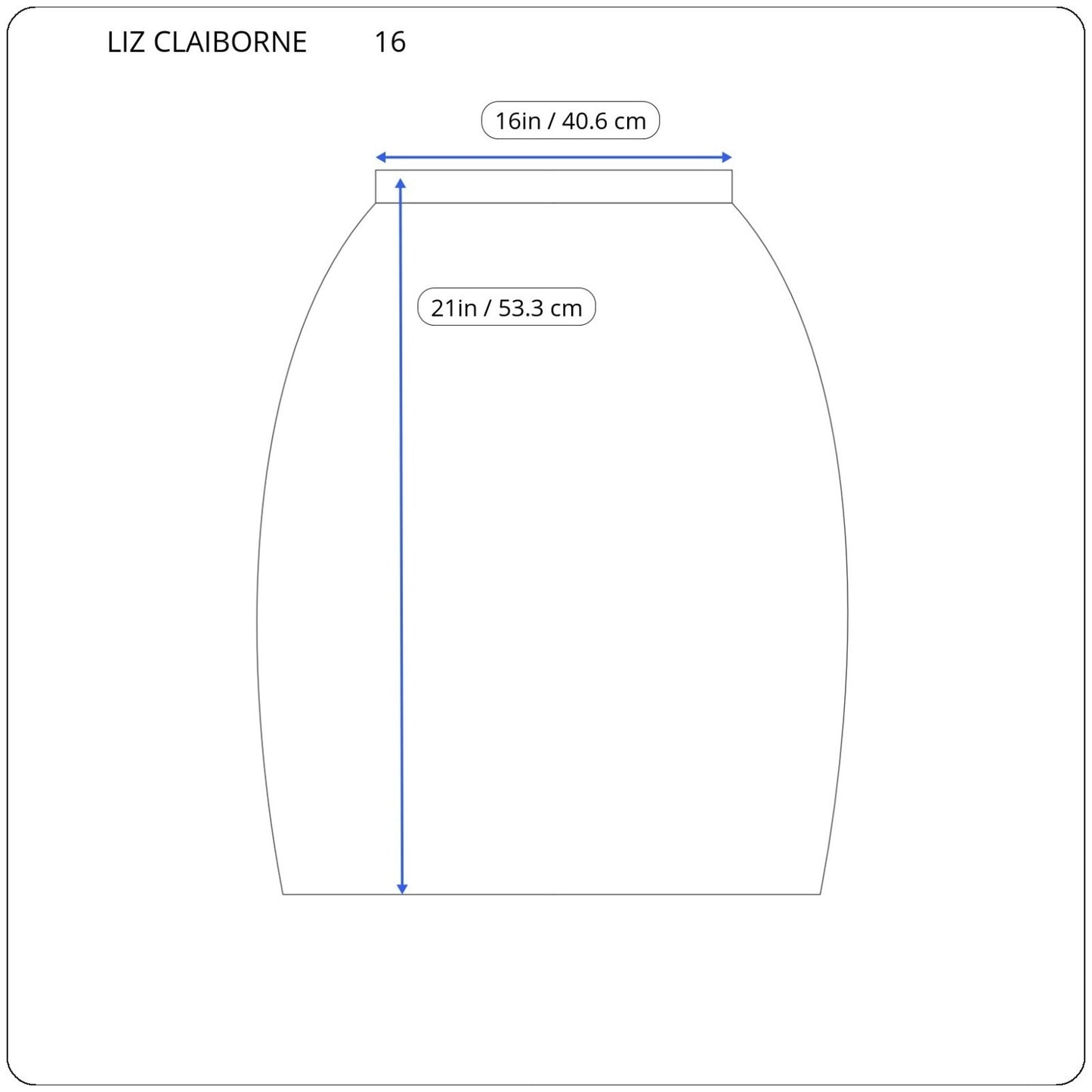 Liz Claiborne Lizsport Womens Skirt 16 Mini Pencil Straight Cotton Blue Floral