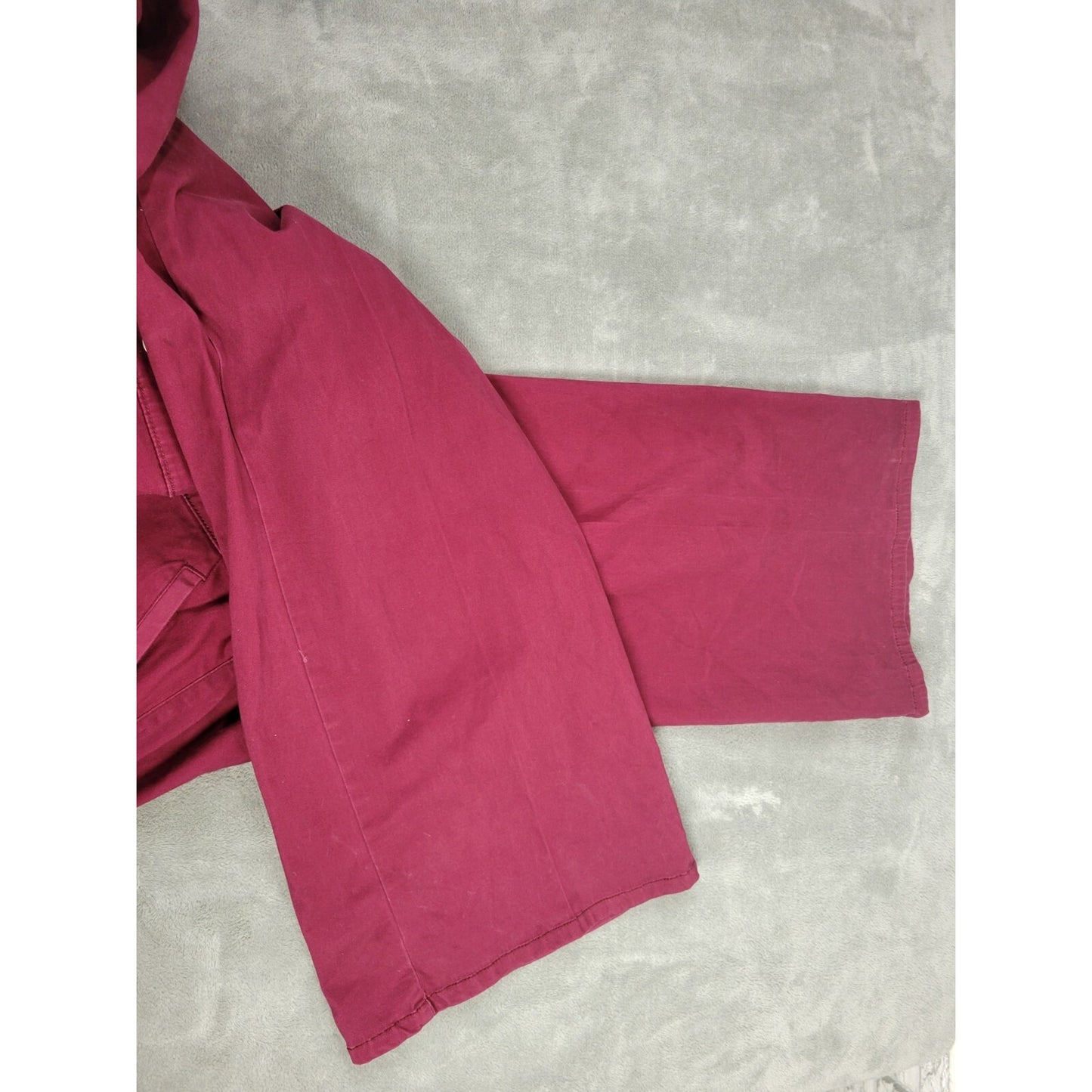 Lane Bryant Women Jeans 26 Plus Straight Leg Burgundy Soft Denim Zip Fly Comfort