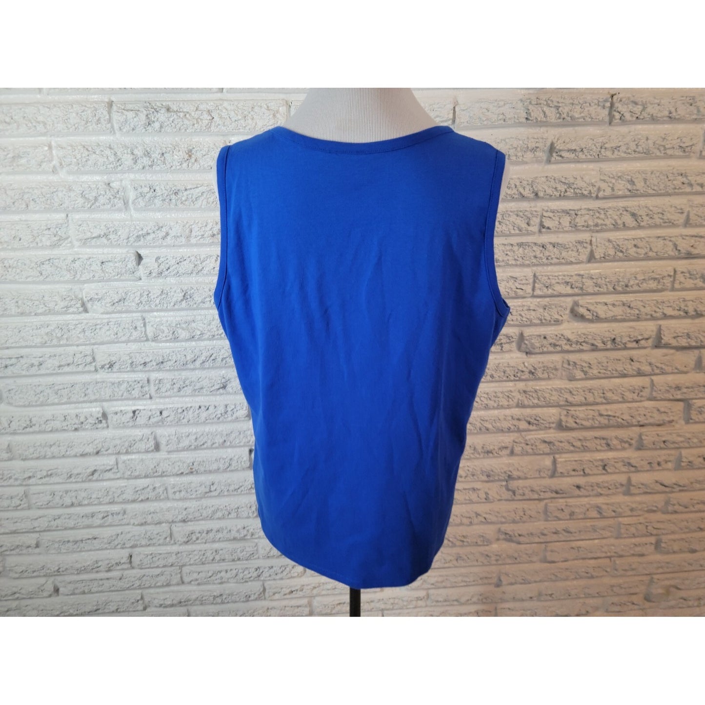 Rafaella Womens Top Extra Large XL Tank Crochet Lined Polyester Casual Stretchy