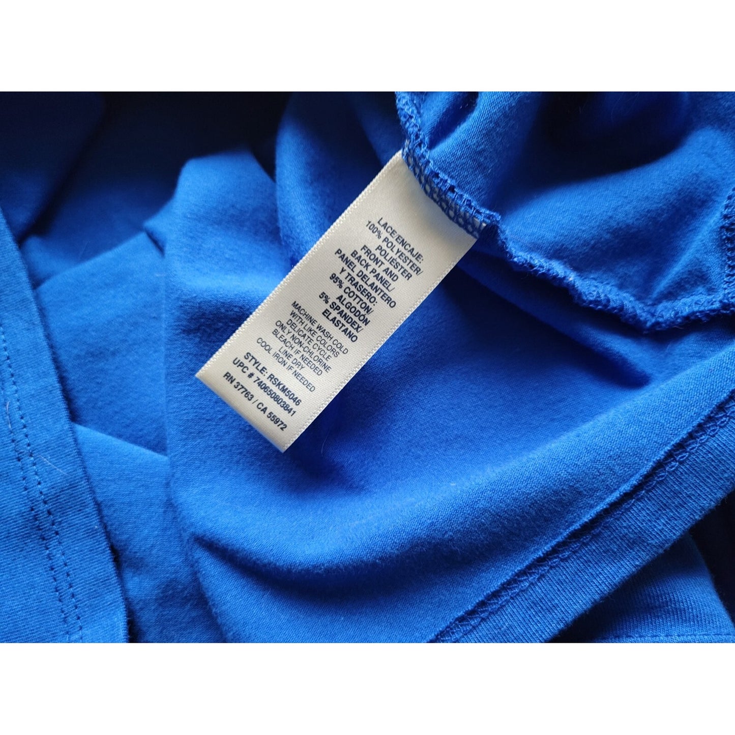 Rafaella Womens Top Extra Large XL Tank Crochet Lined Polyester Casual Stretchy