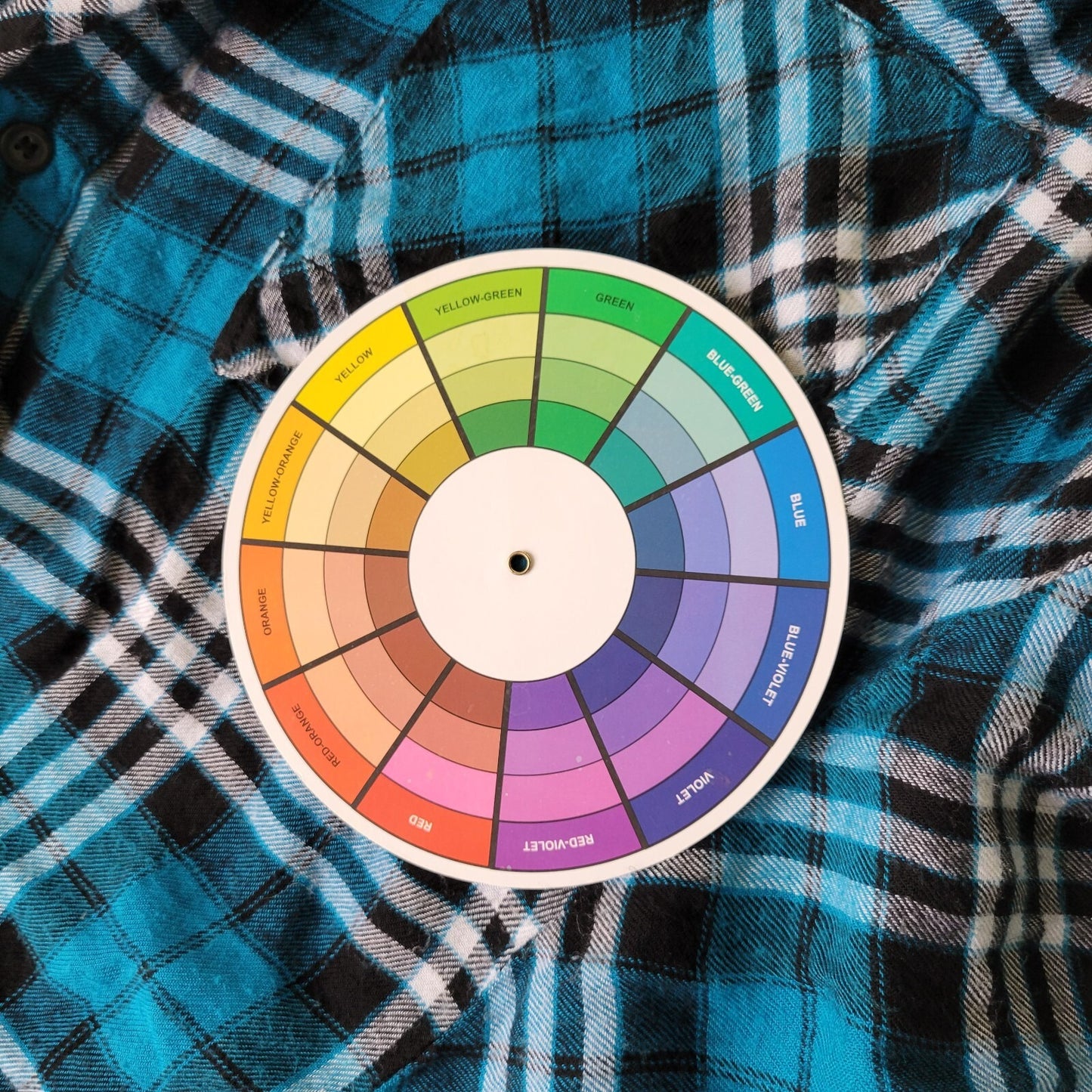 Lane Bryant Womens Top 24 Plus Long Sleeve Blue Plaid Soft Flannel Button Up