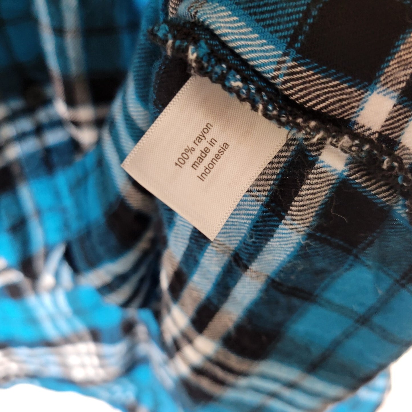 Lane Bryant Womens Top 24 Plus Long Sleeve Blue Plaid Soft Flannel Button Up