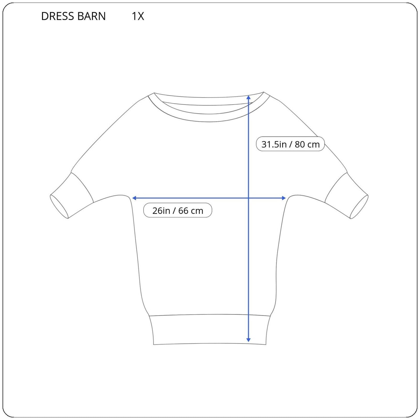 Dress Barn Women Top 1X Dolman 3/4 Sleeve Yellow Floral Casual Laser Cut Studded