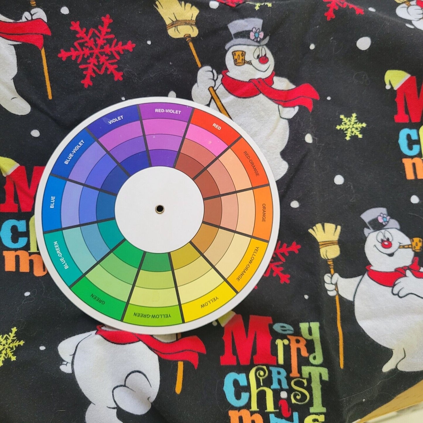 Christmas Frosty Snowman Unisex Scrub Top Extra Large Black Cotton Lightweight