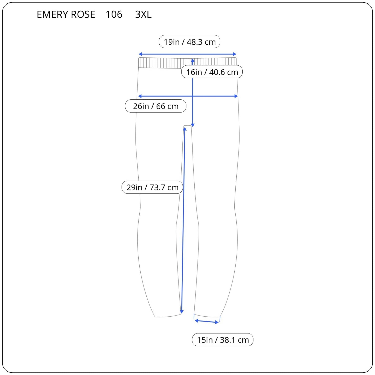 Emery Rose 3XL Orange Palazzo Pants Paper Bag Drawstring Pockets Stretch ORA32E