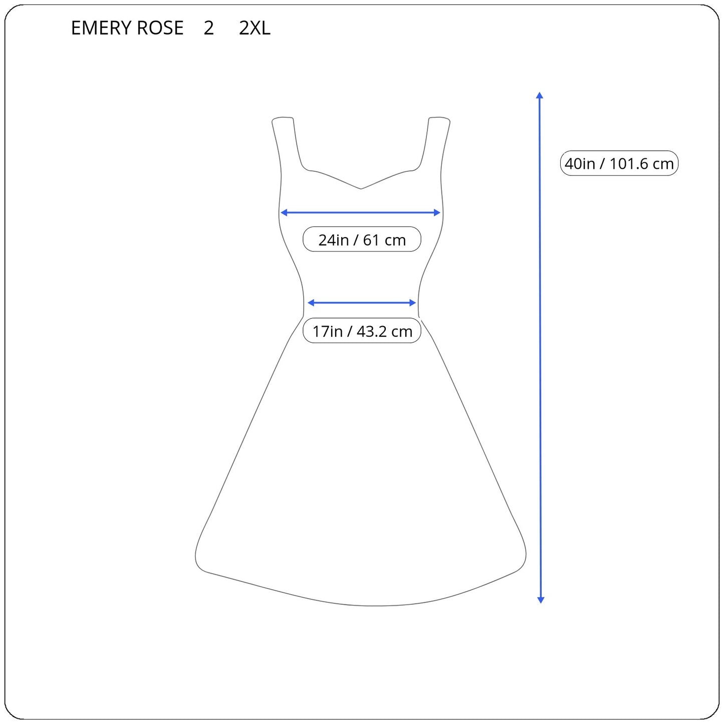 Emery Rose Womens Plus 2XL Dress Fit Flare Mini Sleeveless Blue Black WAT53E
