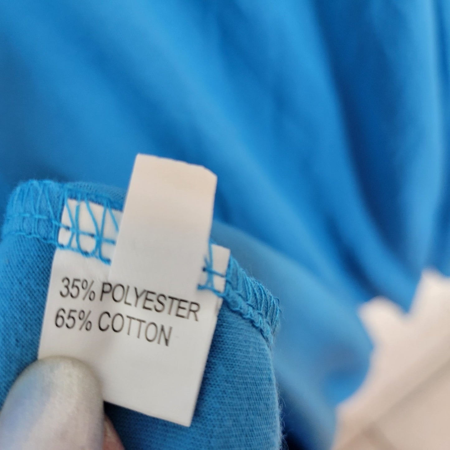 Womens Top 3XL Plus Tee Parrot Margarita Blue Last Call Raglan Sleeve Poly Blend