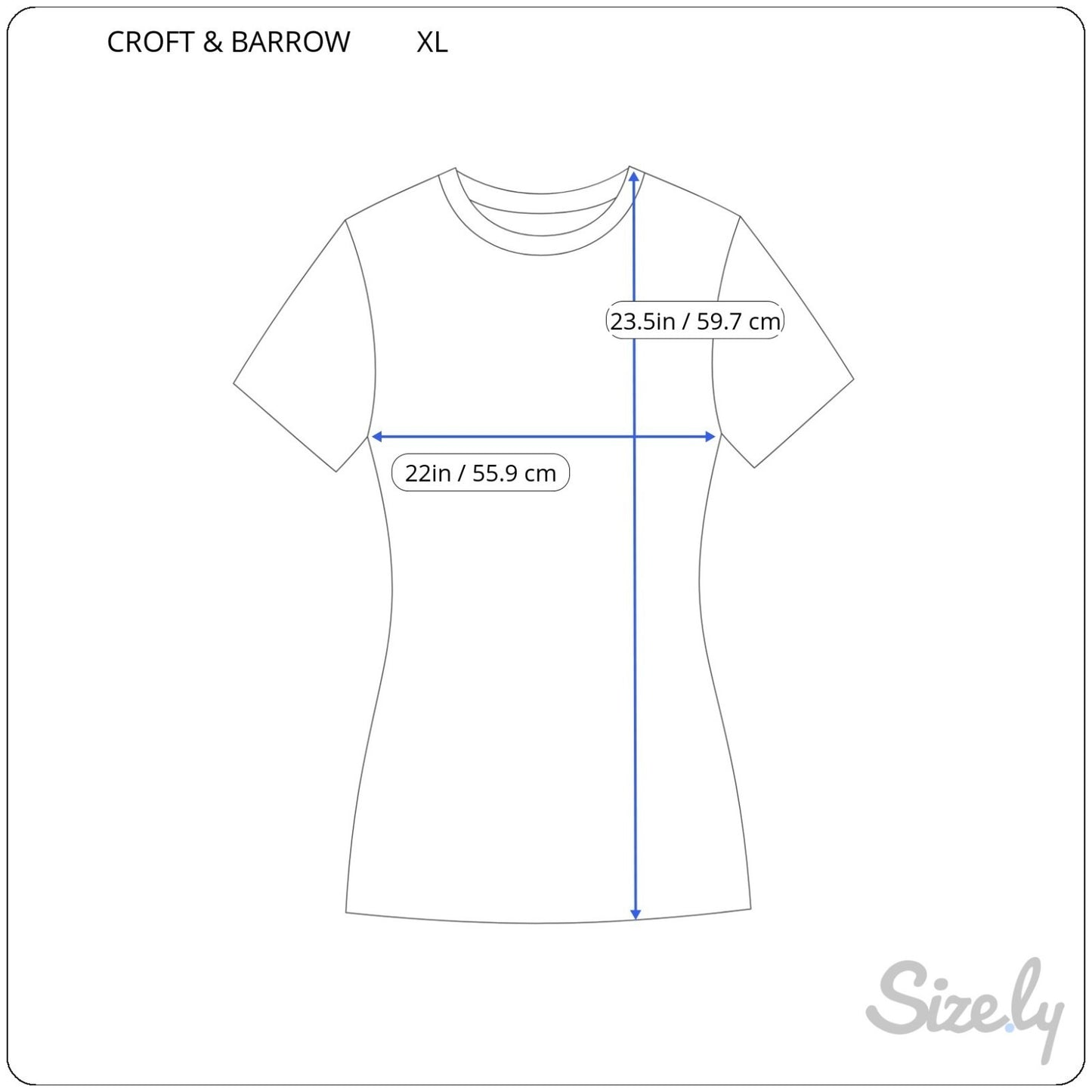 Croft Barrow Womens Top Extra Large Tee Short Sleeve Blue Floral Cotton Comfy