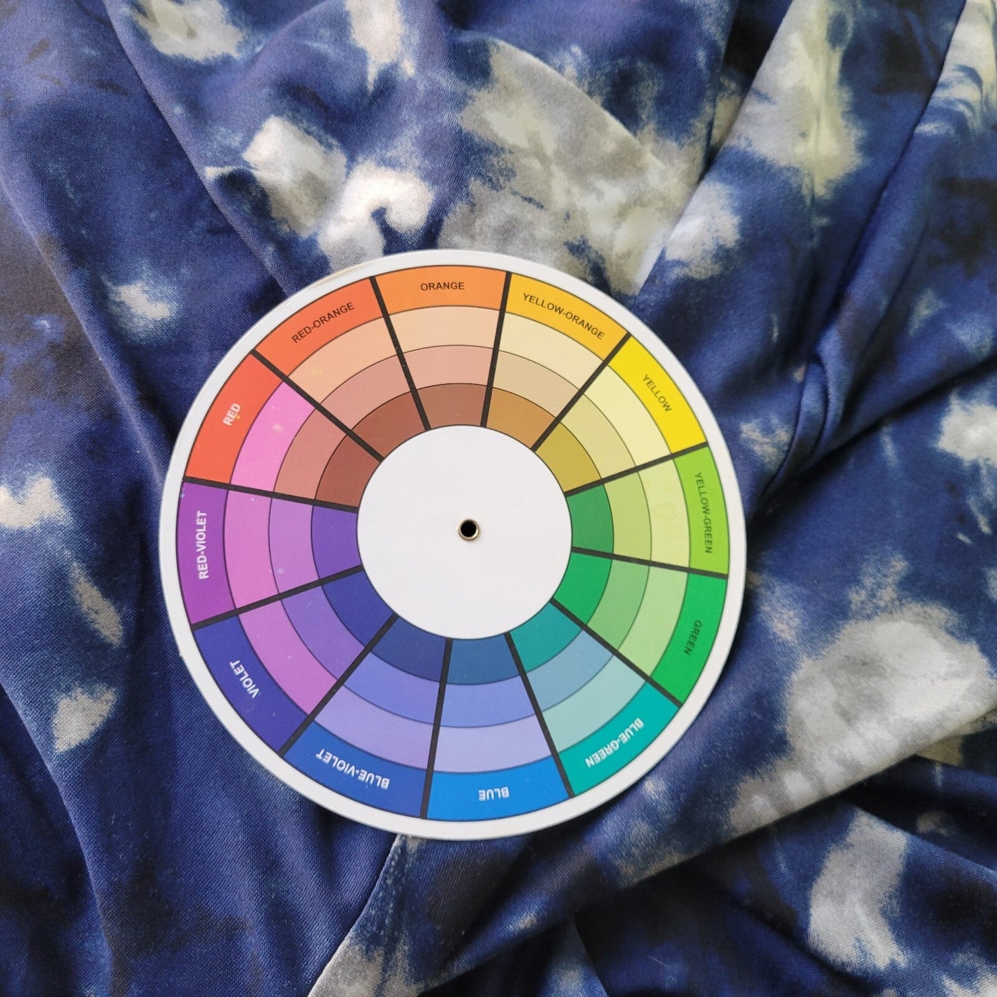 Dress Barn Womens Dress 22W Short Sleeve Blue Tie Dye Side Zip Poly Blend Sash