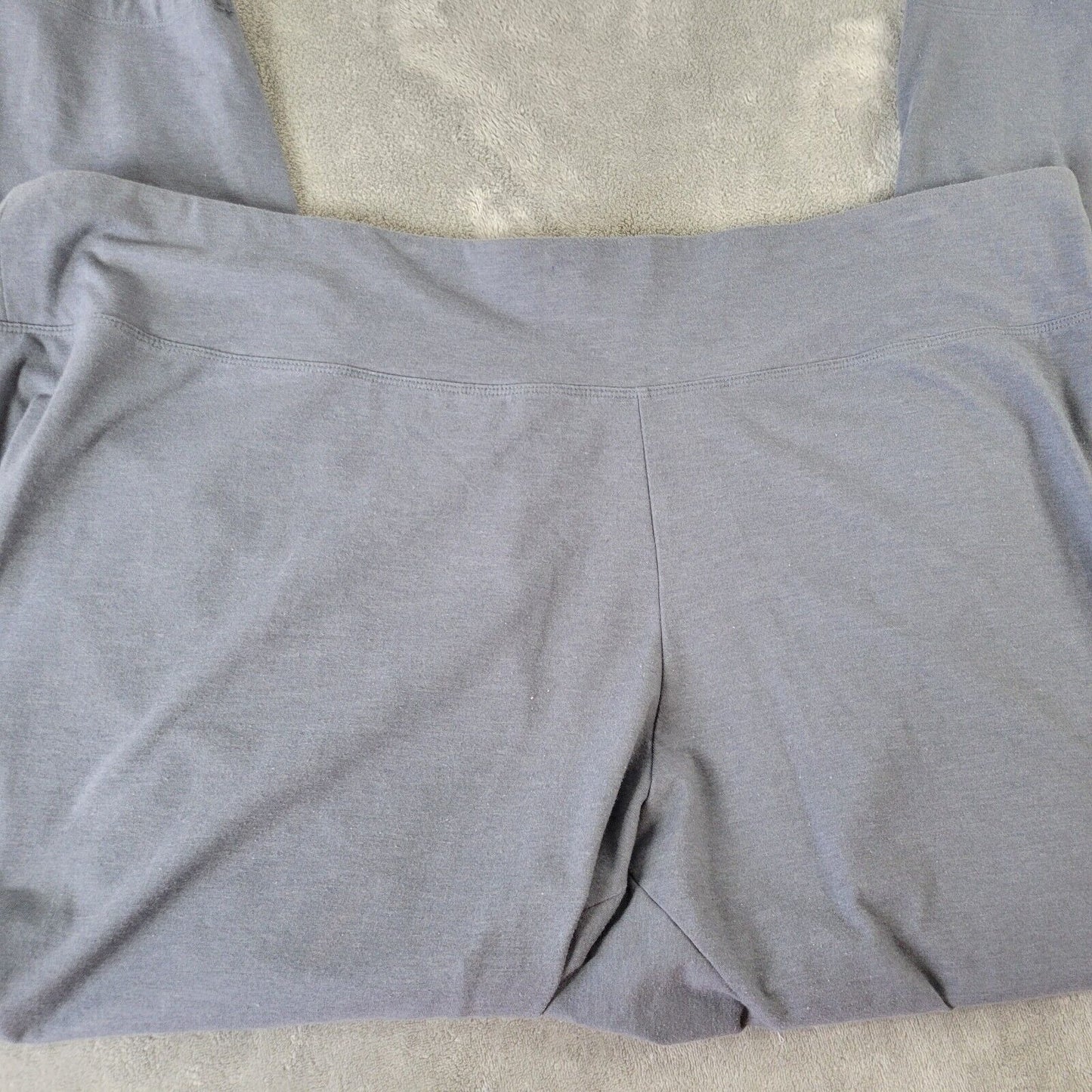 Sonoma Womens Pants 4X Leggings Gray Comfy Pull On Cotton Blend Casual Active