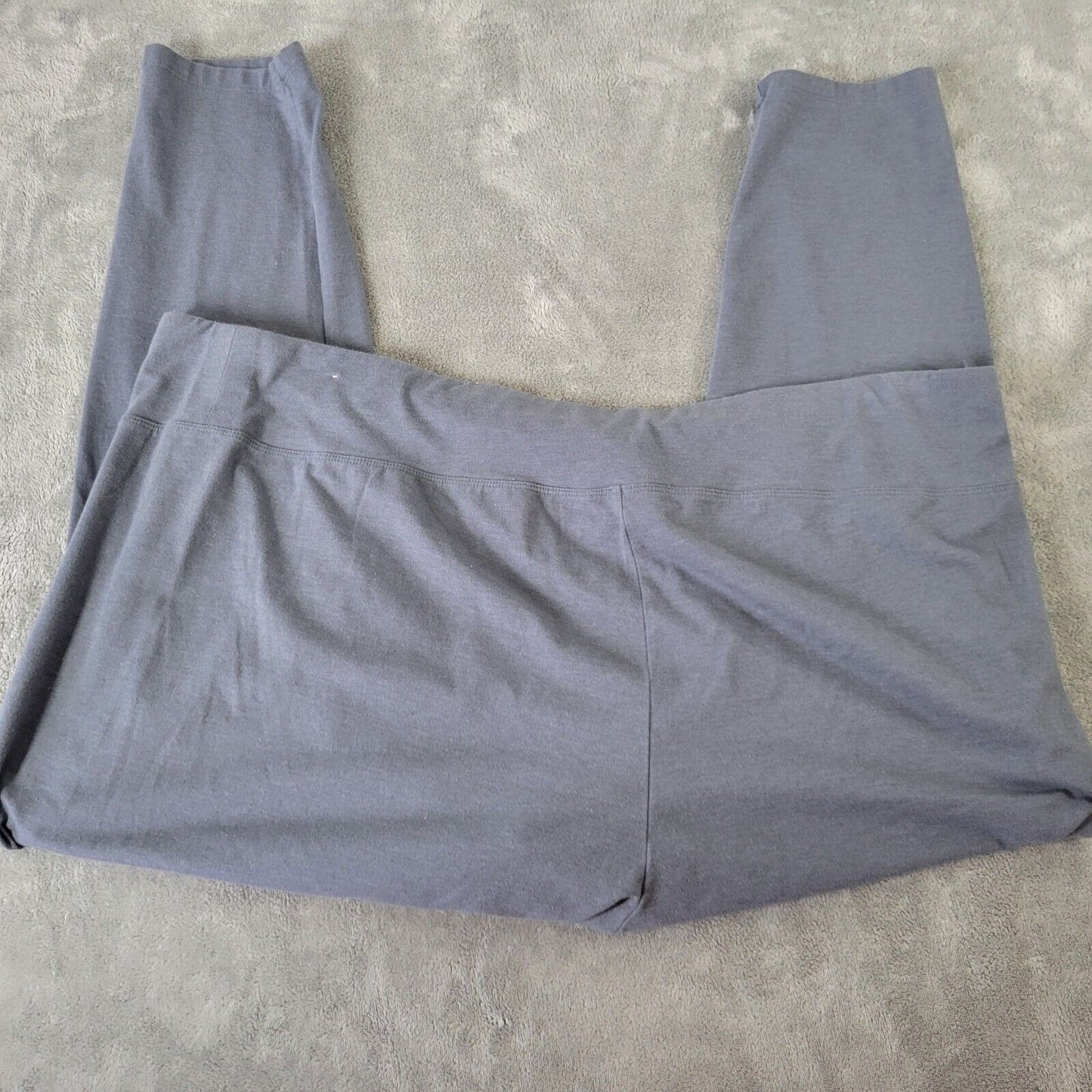 Sonoma Womens Pants 4X Leggings Gray Comfy Pull On Cotton Blend Casual Active