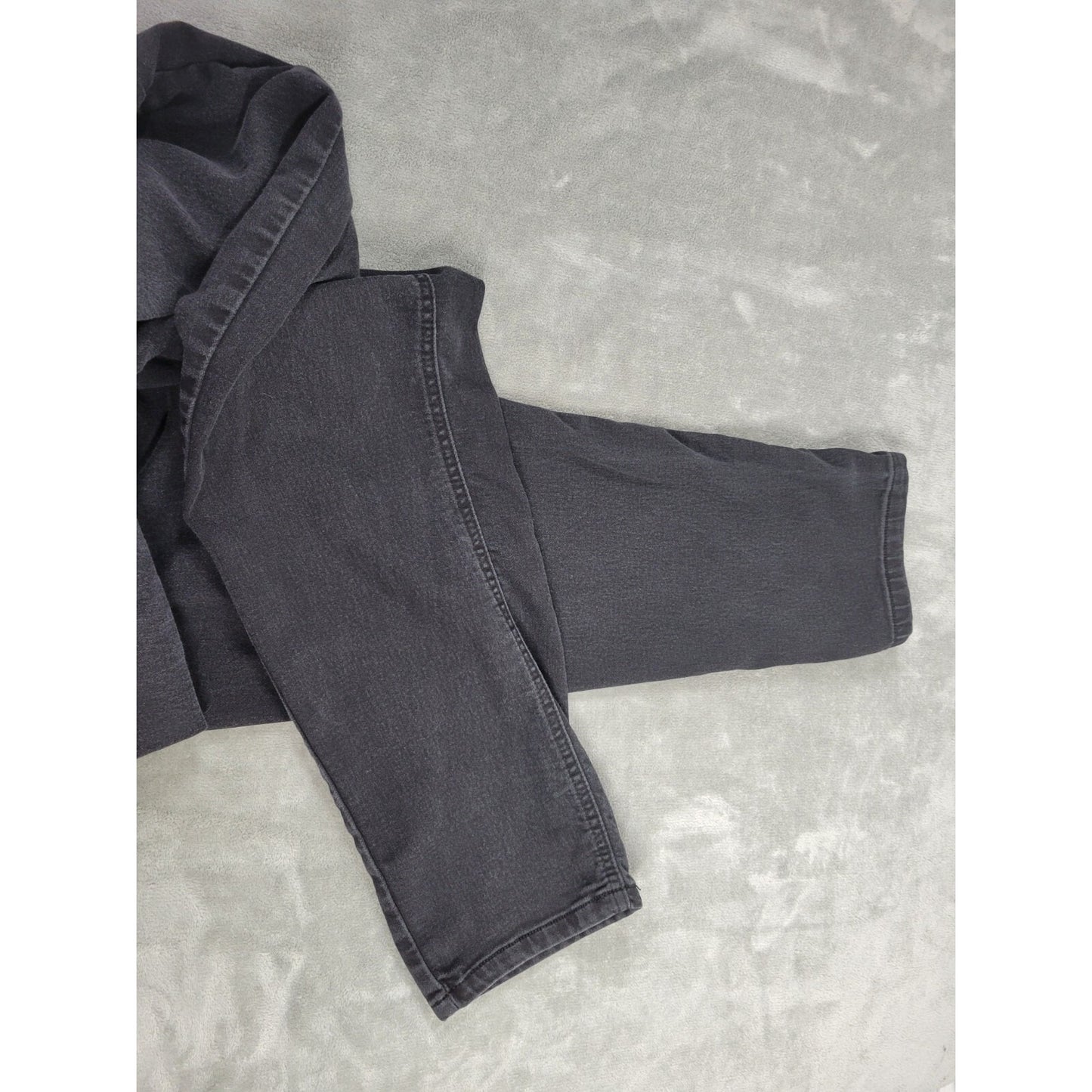 Catherines Women Jeans 0XWT Plus Skinny Jegging Black Denim Zip Fly Cotton Blend