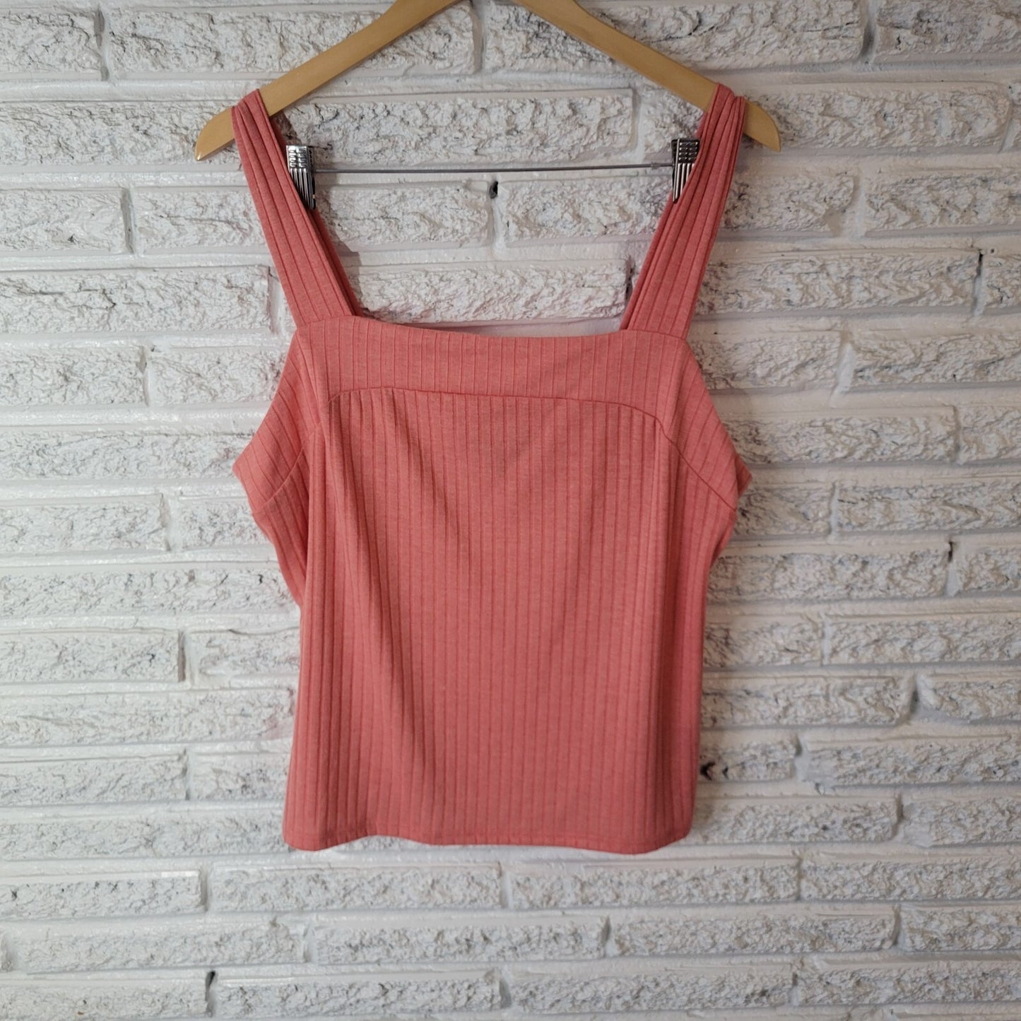 Apt 9 Womens Top Extra Large Swing Tank Knit Pink Lightweight Poly Blend Comfy