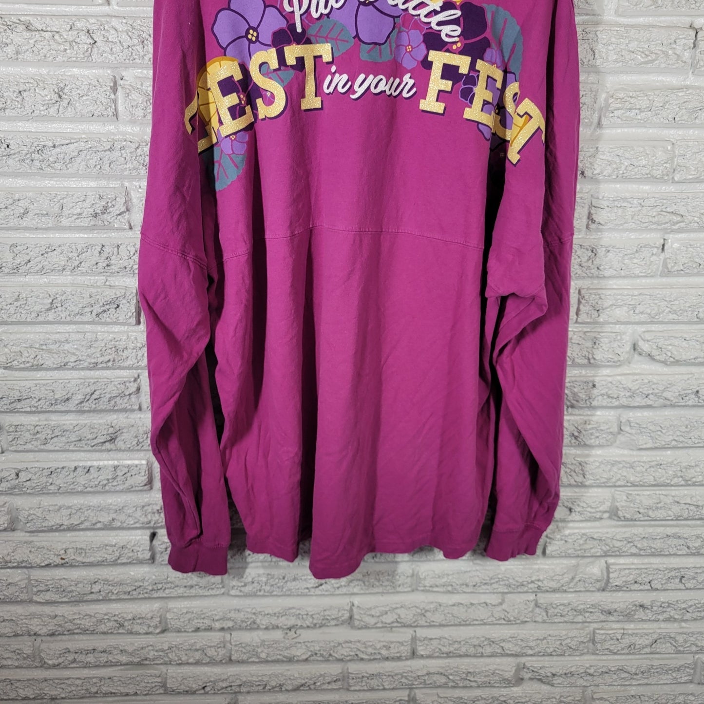 Disney Parks 2019 Epcot Flower Garden Festival XXL Sweatshirt Purple  Souvenir