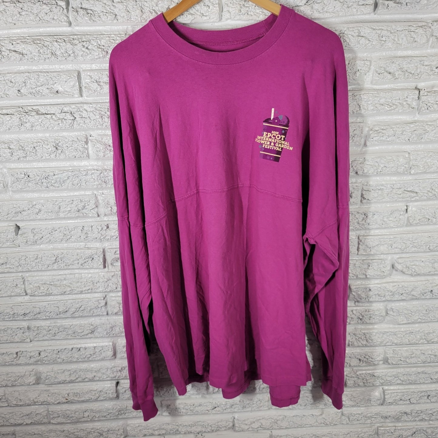 Disney Parks 2019 Epcot Flower Garden Festival XXL Sweatshirt Purple  Souvenir