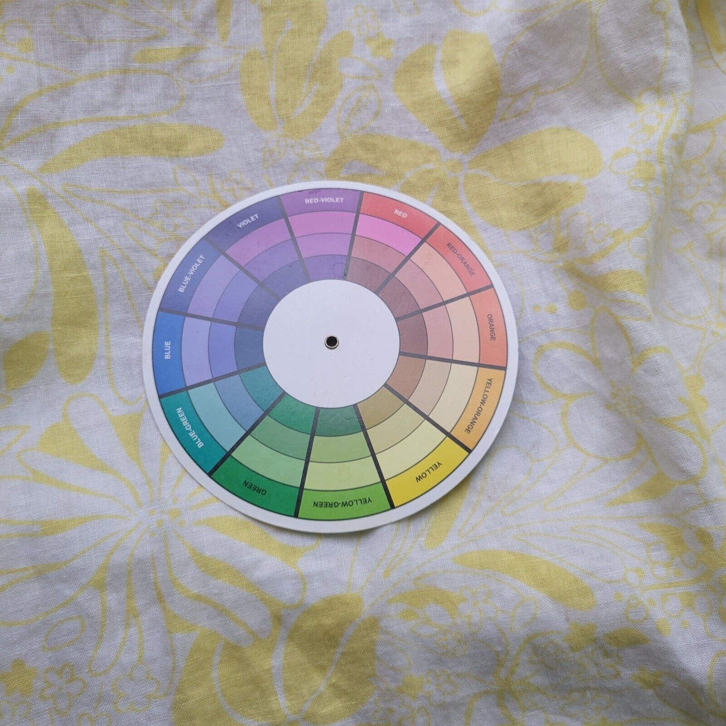 St Tropez West Women Top 3X 3/4 Sleeve Yellow Floral Linen Lightweight Lace Trim