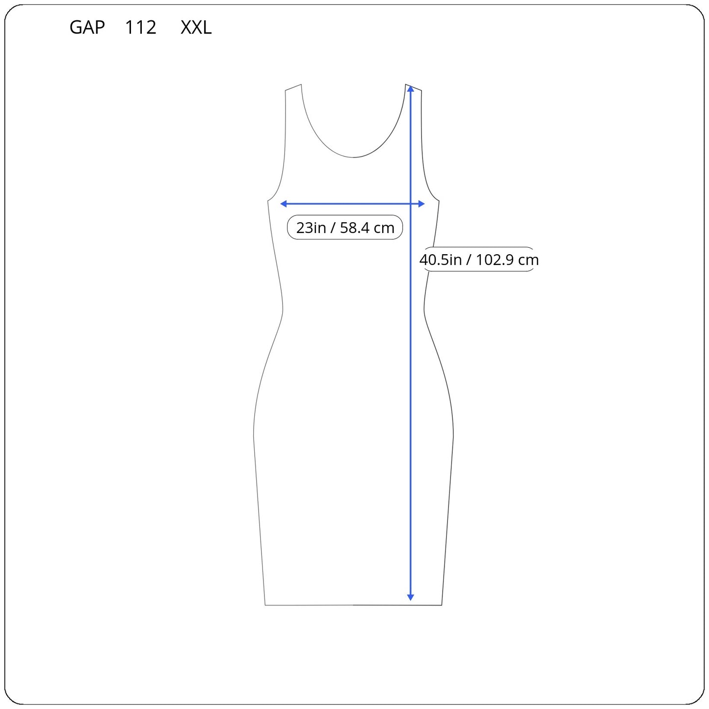 Gap Women XXL Sheath Dress Blue White Striped Sleeveless V-Neck Pockets STR110E